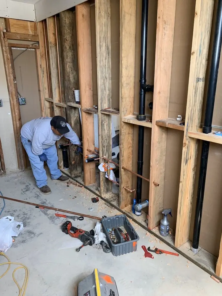 Commercial rough-in plumbing for Gas Line Repair in Ocean